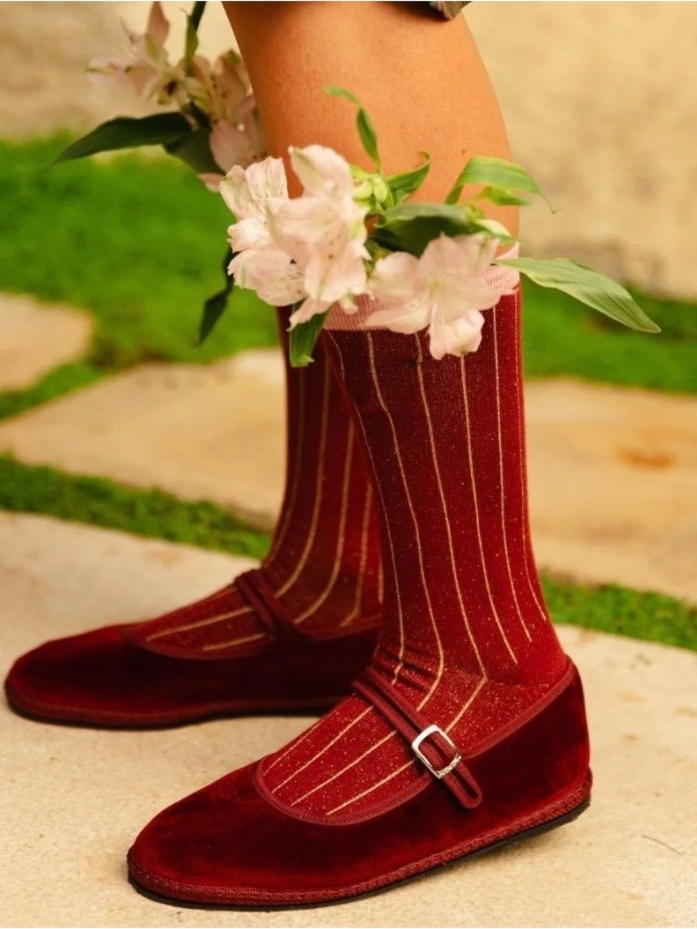 Cayumas Boheme Bordeaux Velvet Burgundy Friulane Mary Jane Venetian shoes 38 EUC
